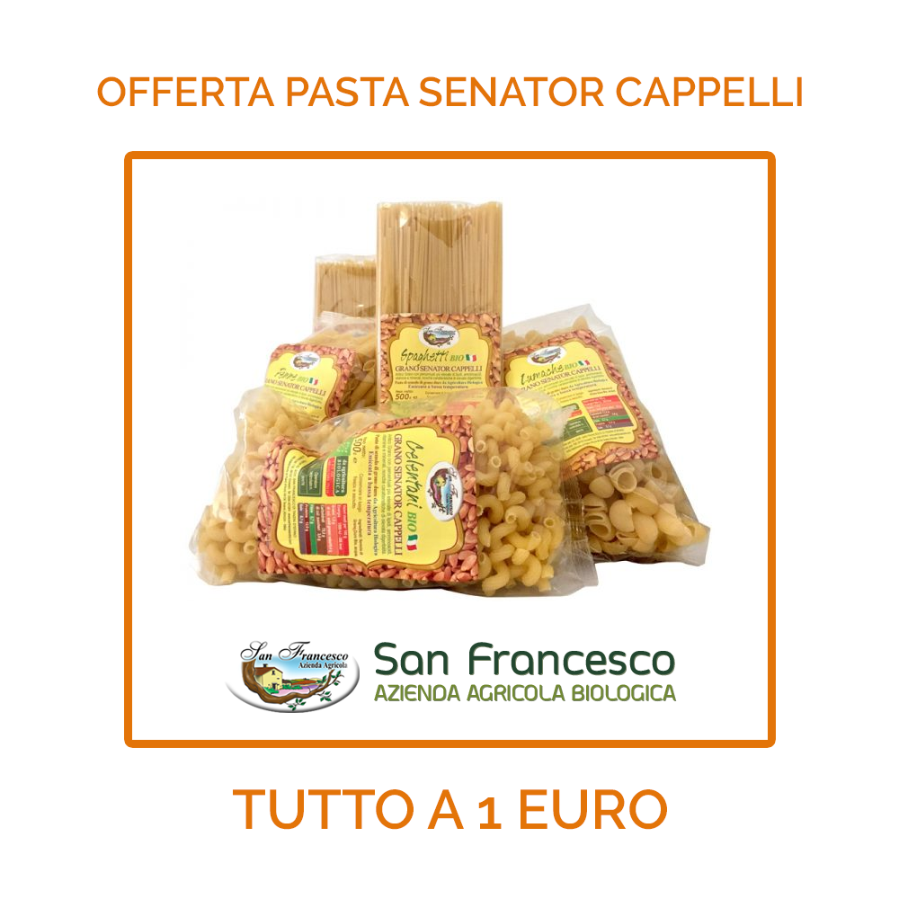 offerta pasta senator cappelli - azienda agricola san francesco bio